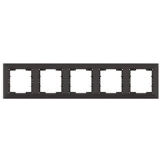 Рамка 5-ая горизонтальная черная, DARIA, MUTLUSAN (2120 800 1584)