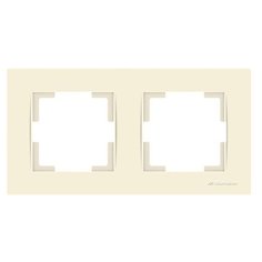 Рамка 2-ая горизонтальная кремовая, RITA, MUTLUSAN (2220 800 1202)