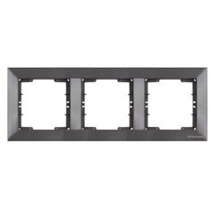 Рамка 3-ая горизонтальная дымчатая, DARIA, MUTLUSAN (2120 800 1395)