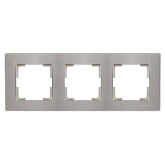 Рамка 3-ая горизонтальная титан, RITA, MUTLUSAN (2220 800 1383)