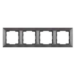 Рамка 4-ая горизонтальная дымчатая, DARIA, MUTLUSAN (2120 800 1495)