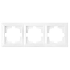 Рамка 3-местная белая, Стиль, Bylectrica (ЮЛИГ.735212.216) (BYLECTRICA)