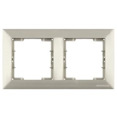 Рамка 2-ая горизонтальная титан, DARIA, MUTLUSAN (2120 800 1283)