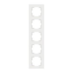Рамка 5-ая вертикальная белая, RITA, MUTLUSAN (2220 800 2501)
