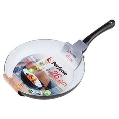 Сковорода ф 26х4.5 см, алюм., натур.керам.антиприг. покр., серия GREEN ENERGY, PERFECTO LINEA (56-262020)