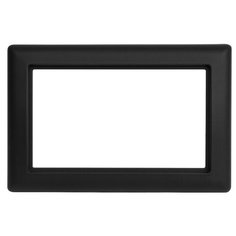 Рамка для 2-ой розетки черная, DARIA, MUTLUSAN (2120 820 1284)