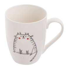 Кружка керамическая, 360 мл, Кот, PERFECTO LINEA (30-301014)