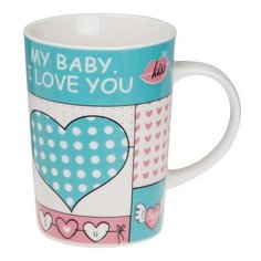 Кружка керамическая, 320 мл, Влюбленные сердца 3-1, PERFECTO LINEA (30-500027)