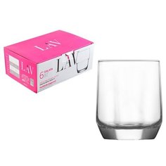 Набор стаканов для виски, 6 шт., 310 мл, серия Diamond, LAV (LV-DIA15F)