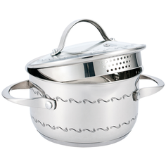 Кастрюля со сливом BOHMANN BH-7010-24, объем 5,8 л.