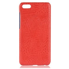 Чехол-накладка Mypads на iPhone 7 4.7 / iPhone 8 / iPhone SE 2 (2020) элегантный тонкий на пластиковой основе с дизайном под кожу крокодила красный