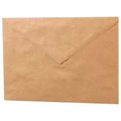 Конверты С5 (162х229 мм) КРАФТ, клей, 90 г/м2, КОМПЛЕКТ 1000 шт., треугольный клапан, 76423 Ряжская печатная фабрика
