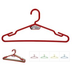 Вешалки детские комплект 10шт., DRINA (цвета в ассортименте) (10308)