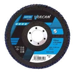 Круг лепестковый 125х22мм P80 Vulcan NORTON (R842) (63642502318)