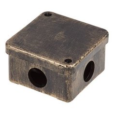 Коробка распаячная ОП 75х75х40мм, бронза, 4 мембр. вх. IP53 ЮПИТЕР (КЭМ 3-10-4) (JP7113-24)