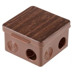 Коробка распаячная ОП 80х80х50мм, бук, 7 мембр. вх. IP54 ЮПИТЕР (JP7113-11)