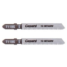 Пилка лобз. по металлу T118G (2 шт.) GEPARD (GP0608-19) Gepard.