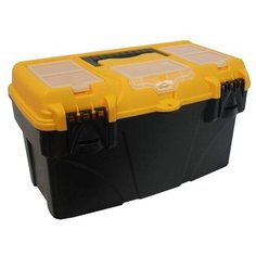 Ящик для инструмента пластмассовый ТИТАН 41х21,5х19,7см (16") (с секциями) (М2935) (IDEA)