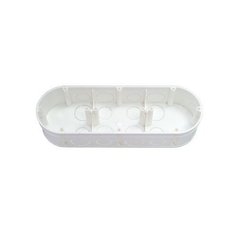 Коробка распаечная (монтажная) К-214 BYLECTRICA (Для бетона и кирпича.Трехместная.212х70х42 мм)