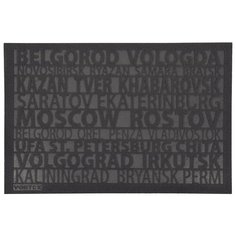 Придверный коврик VORTEX City, размер: 0.6х0.4 м, серый