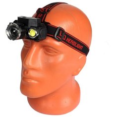 Фонарь налобный светодиодный АКБ USB 607-T6 Police
