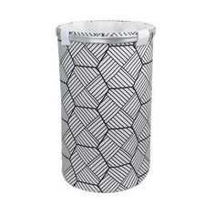 Корзина для белья на завязках Fixsen FX-1033B, белая