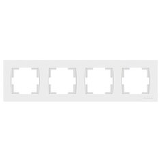 Рамка 4-ая горизонтальная белая, RITA, MUTLUSAN (2220 800 1401)