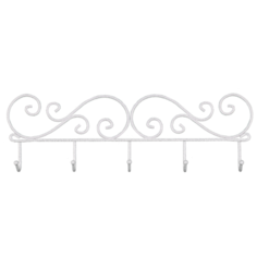 Вешалка "Кружева 5", цвет белое серебро ЗМИ