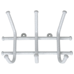 Вешалка "НорМ 3", цвет белое серебро ЗМИ