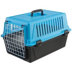 Переноска ATLAS 10 EL (без аксессуаров) для кошек и мелких собак, голубой Ferplast