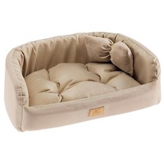 Лежак для собак и кошек Ferplast Harris 80 81х55х20 см бежевый
