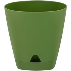 Горшок для цветов AMSTERDAM D110mm / 0,65l с прикорневым поливом оливковый In Green