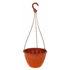 Кашпо IDEA (М-Пластика) подвесное Алиция d 22см терракот