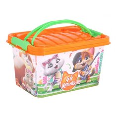 КОНТЕЙНЕР "44 КОТЁНКА" 7 Л ПРЯМОУГ. С КРЫШКОЙ "АЛЬТЕРНАТИВА" М7649 Alternativa