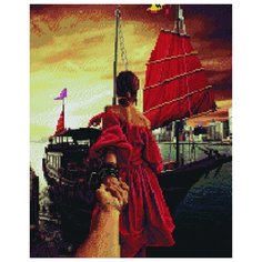 Алмазная мозаика Paintboy холст на подрамнике 40x50см, арт. GF4054