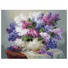 Алмазная мозаика Paintboy EF 254 Все оттенки сирени 30x40см