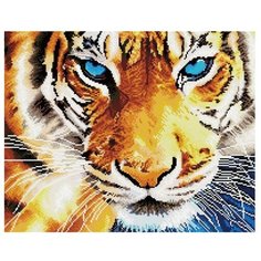 Алмазная мозаика Paintboy GF 459 Взгляд тигра 40x50см