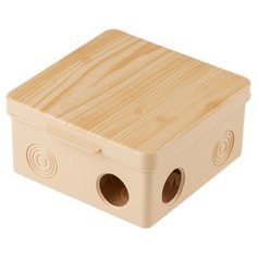 Коробка распаячная ОП 100х100х50мм, сосна, 8 мембр. вх. IP54 ЮПИТЕР (JP7113-14)