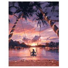 Картина по номерам Paintboy GX 29710 Закат в раю 40x50см