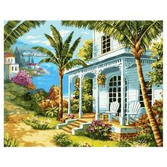 Картина по номерам Paintboy Original GX 38999 Дом на море 40х50см