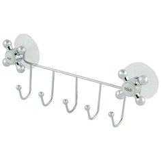 КРЮЧОК-ВЕШАЛКА НА ПРИСОСКАХ (5 КРЮЧКОВ) "РЫЖИЙ КОТ" SPOT-BH-07