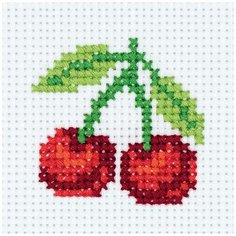 Набор для вышивания KLART "Сладкая вишенка" 8.5x8 см