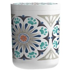 Контейнер для лакомств TARHONG "Carmel Medallion", бело-бежевый с рисунком, 14.1х18.5см