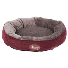 Лежак для кошек Scruffs Thermal Ring 50х50 см бордовый