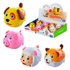 Набор игровой. Фигурка животного (собачка, котенок, свинка, овечка), 8 штук в дисплее Ju Nnew