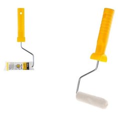 Валик "VELOURS" 15-100мм с ручкой 6мм бежевый STARTUL MASTER (нанесение лаков на основе растворителя, велюр) (ST0242-10R)