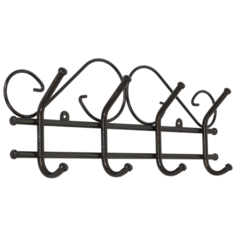 ВНА 200 М Вешалка "Ажур" 48 см, с 4-мя крючками, настенная, цвет медный "Антик" ЗМИ