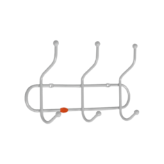 Вешалка настенная "Дружба 3", цвет серый ЗМИ