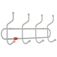 Вешалка настенная "Дружба 4", цвет серый ЗМИ