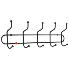 Вешалка настенная "Дружба 5", цвет черный ЗМИ